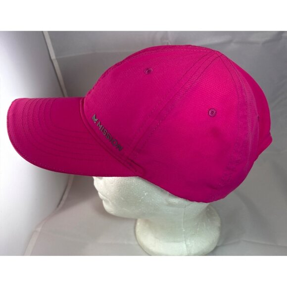 Mission HydroActive Cooling Hat Adjustable Fit Pink Nylon - Picture 2 of 7